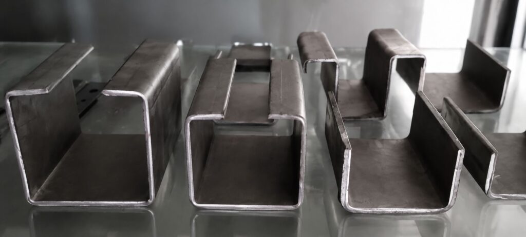 Custom Laser-Cut & Precision Bent Cold-Formed Steel Profiles – C Channels & Rectangular Hollow Sections (RHS)